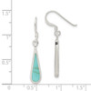 Lex & Lu Sterling Silver Dangling Turquoise Earrings LAL110832 - 4 - Lex & Lu