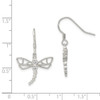 Lex & Lu Sterling Silver CZ Dragonfly Earrings LAL110883 - 4 - Lex & Lu