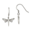 Lex & Lu Sterling Silver CZ Dragonfly Earrings LAL110885 - Lex & Lu