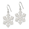 Lex & Lu Sterling Silver Snowflake Dangle Earrings LAL110906 - 2 - Lex & Lu