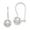 Lex & Lu Sterling Silver 8mm Ball Earrings LAL110914 - Lex & Lu