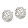 Lex & Lu Sterling Silver 14mm Fancy Ball Post Earrings - 2 - Lex & Lu