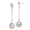 Lex & Lu Sterling Silver 14mm Ball Earrings - Lex & Lu