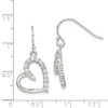 Lex & Lu Sterling Silver CZ Heart Earrings LAL110959 - 4 - Lex & Lu