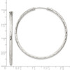 Lex & Lu Sterling Silver D/C Hoop Earrings LAL111028 - 4 - Lex & Lu