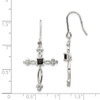 Lex & Lu Sterling Silver CZ Cross Earrings LAL111055 - 4 - Lex & Lu