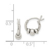 Lex & Lu Sterling Silver Hoop Earrings LAL111132 - 4 - Lex & Lu