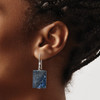 Lex & Lu Sterling Silver Blue Lepidolite Earrings - 3 - Lex & Lu