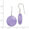 Lex & Lu Sterling Silver Lavender Jade Earrings LAL111169 - 4 - Lex & Lu