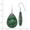 Lex & Lu Sterling Silver Large Crack Aventurine Teal Tear Drop Earrings - 4 - Lex & Lu