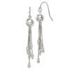 Lex & Lu Sterling Silver Shepherd Hook Earrings LAL111443 - Lex & Lu