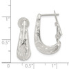 Lex & Lu Sterling Silver Filigree J Hoop Earrings - 4 - Lex & Lu Lex & Lu Sterling Silver Filigree J Hoop Earrings - 4 - Lex & Lu
