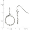 Lex & Lu Sterling Silver Dangle Shepherd Hook Earrings LAL111613 - 4 - Lex & Lu