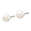 Lex & Lu Sterling Silver Stellux Crystal & FWC Pearl Post Earrings 3pc Set - 8 - Lex & Lu