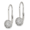 Lex & Lu Sterling Silver CZ Leverback Earrings LAL111737 - 2 - Lex & Lu