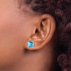 Lex & Lu Sterling Silver Blue Topaz Earrings LAL111777 - 3 - Lex & Lu