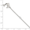 Lex & Lu Sterling Silver 10'' Polished Dolphin Anklet 10'' - 4 - Lex & Lu