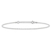 Lex & Lu Sterling Silver 1.3mm Singapore Chain Anklet 9'' - 4 - Lex & Lu