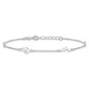 Lex & Lu Sterling Silver Polished Animal Anklet 9'' - 4 - Lex & Lu