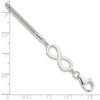 Lex & Lu Sterling Silver Infinity Symbol Bracelet 7.5'' - 5 - Lex & Lu