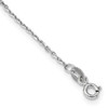 Lex & Lu Sterling Silver w/Rhodium 11-Station CZ Polished Necklace 24'' - 2 - Lex & Lu