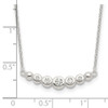 Lex & Lu Sterling Silver CZ 18'' Necklace LAL112465 - 4 - Lex & Lu