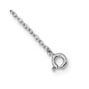 Lex & Lu Sterling Silver w/Rhodium 6 Station Flower Necklace 36'' - 2 - Lex & Lu