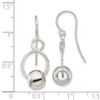 Lex & Lu Sterling Silver Twist w/Bead Dangle Earrings - 4 - Lex & Lu