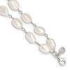 Lex & Lu Sterling Silver 2-Strand FW Cultured Pearl 8.5'' Bracelet - Lex & Lu