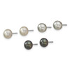 Lex & Lu Sterling Silver FWC Pearl Necklace, Bracelet & Earrings Set LAL112927 - 3 - Lex & Lu