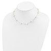 Lex & Lu Sterling Silver Rh-plated Fresh Water Cultured Pearl Necklace 16'' - 2 - Lex & Lu