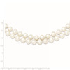 Lex & Lu Sterling Silver w/Rhodium 7.5-8.5mm White FWC Pearl 2-Strand Necklace - 2 - Lex & Lu