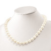 Lex & Lu Sterling Silver RH 10-11mm White FWC Pearl CZ Adj. Necklace19.5'' - 3 - Lex & Lu