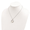 Lex & Lu Sterling Silver 8-9mm White FWC Pearl & CZ Necklace 17'' LAL112984 - 4 - Lex & Lu