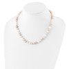 Lex & Lu Sterling Silver w/Rhodium 7-8mm Multi-color FWC Pearl Necklace 18'' - 3 - Lex & Lu