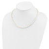 Lex & Lu Sterling Silver 4-5mm White Egg Shape FW Cultured Pearl Necklace 18'' - 3 - Lex & Lu