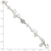 Lex & Lu Sterling Silver FWC Keshi Pearl & Moonstone Fancy Bracelet 7.5'' - 3 - Lex & Lu