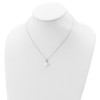 Lex & Lu Sterling Silver RH 8-9mm FWC Pearl CZ Earring/ Necklace Set - 4 - Lex & Lu