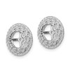 Lex & Lu Sterling Silver Diamond Earrings Jacket LAL113349 - 2 - Lex & Lu