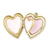 Lex & Lu 1/20 Gold Filled Grandma 23mm Enameled Heart Locket - 3 - Lex & Lu