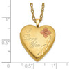 Lex & Lu 1/20 Gold Filled 20mm Enameled I Love You Heart Locket - 4 - Lex & Lu