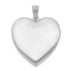 Lex & Lu Sterling Silver w/Rhodium Diamond Cross Design Family Heart Locket - 3 - Lex & Lu