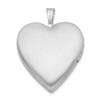 Lex & Lu Sterling Silver w/Rhodium 20mm Enameled Butterfly Heart Locket - 3 - Lex & Lu