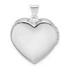 Lex & Lu Sterling Silver w/Rhodium w/Gold-plating Heart Locket - 3 - Lex & Lu