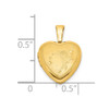 Lex & Lu Sterling Silver Gold-plated 12mm Fairy Heart Locket - 5 - Lex & Lu