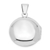 Lex & Lu Sterling Silver Circle Locket - 3 - Lex & Lu