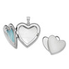 Lex & Lu Sterling Silver w/Rhodium Satin Paw Prints Ash Holder Heart - 4 - Lex & Lu