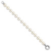 Lex & Lu Sterling Silver Majestik 10-11mm White Shell Bead Fancy Bracelet 7.5'' - 2 - Lex & Lu