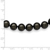 Lex & Lu Sterling Silver Majestik 10-11mm Blk Bead Hand Knotted Necklace 18'' - 6 - Lex & Lu