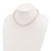 Lex & Lu Sterling Silver White Cultured Pearl Necklace 16'' - 3 - Lex & Lu